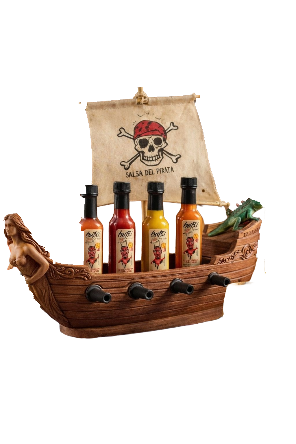 BUTXI Piratenschiff mit Hot Sauces